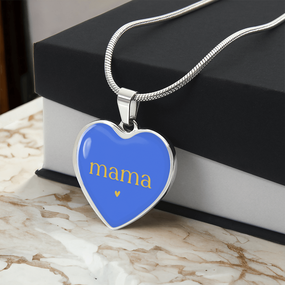 Personalized Mama Charm Graphic Necklace Gift