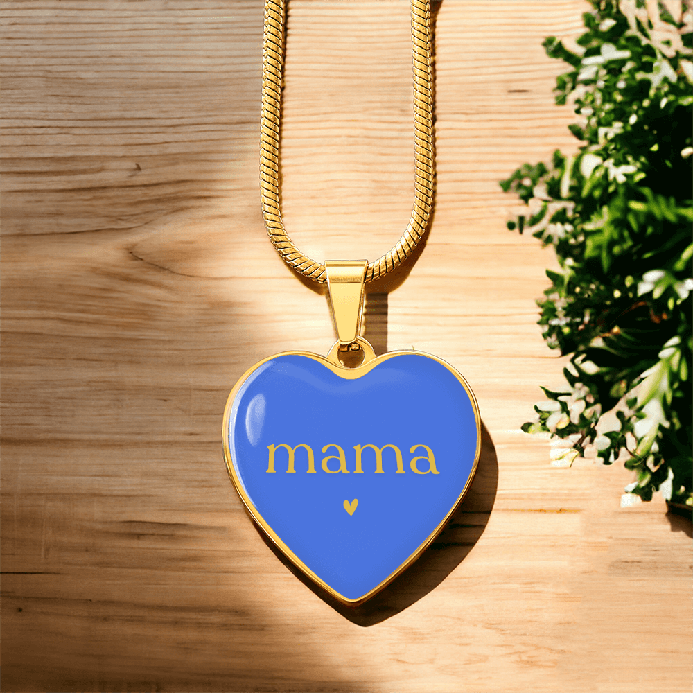 Personalized Mama Charm Graphic Necklace Gift