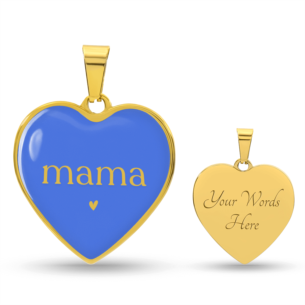 Personalized Mama Charm Graphic Necklace Gift