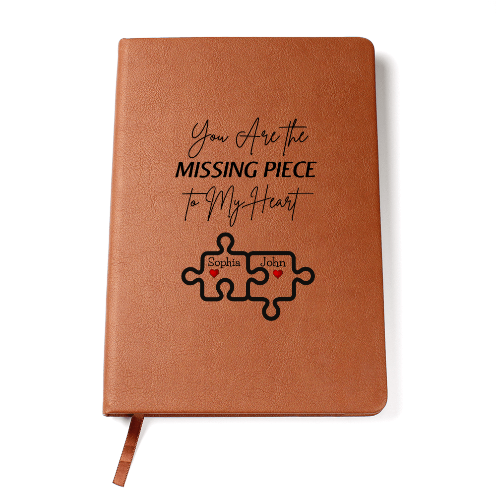 Personalized Valentine's Leather Journal Gift For wife Girlfriend