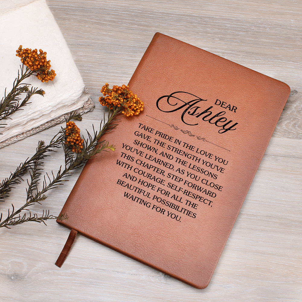 Personalized Break Up Leather Journal Gift