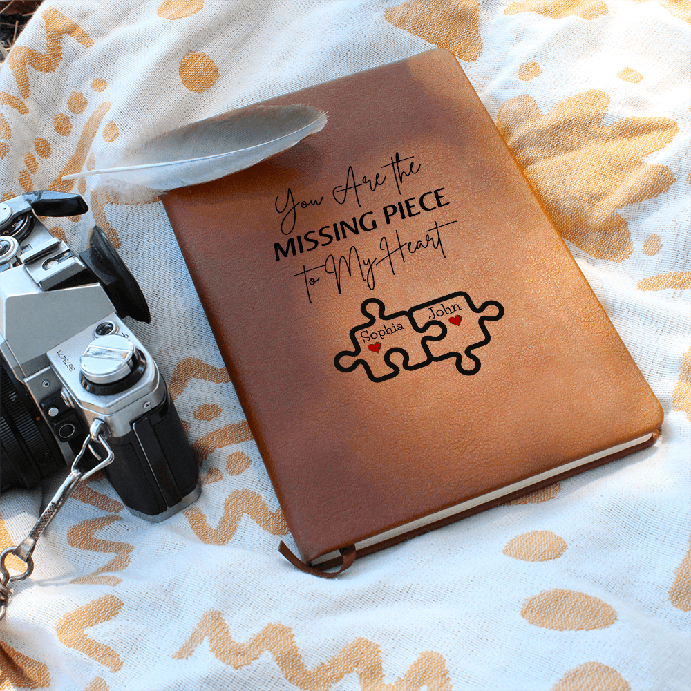 Personalized Valentine's Leather Journal Gift For wife Girlfriend