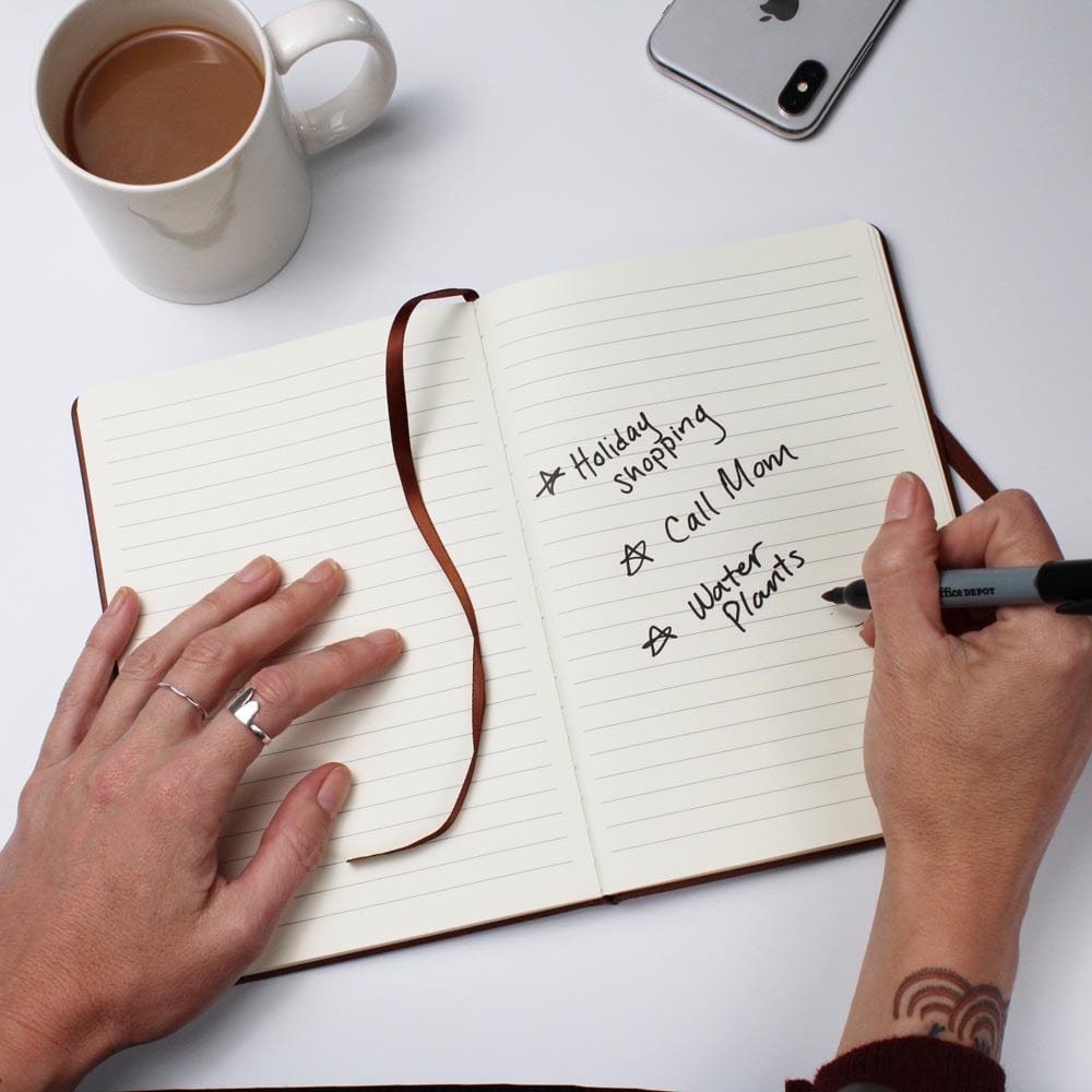 Personalized Break Up Leather Journal Gift
