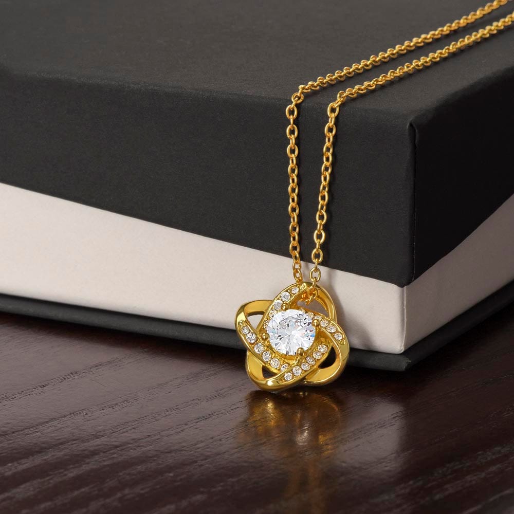 To My Soulmate Love Knot Necklace From Husband