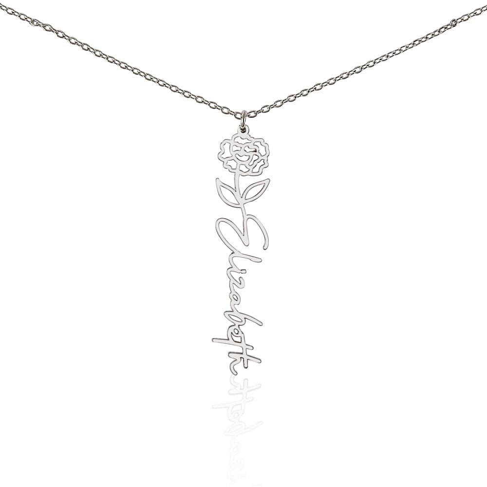 Personalized Capricorn Name Necklace For Her