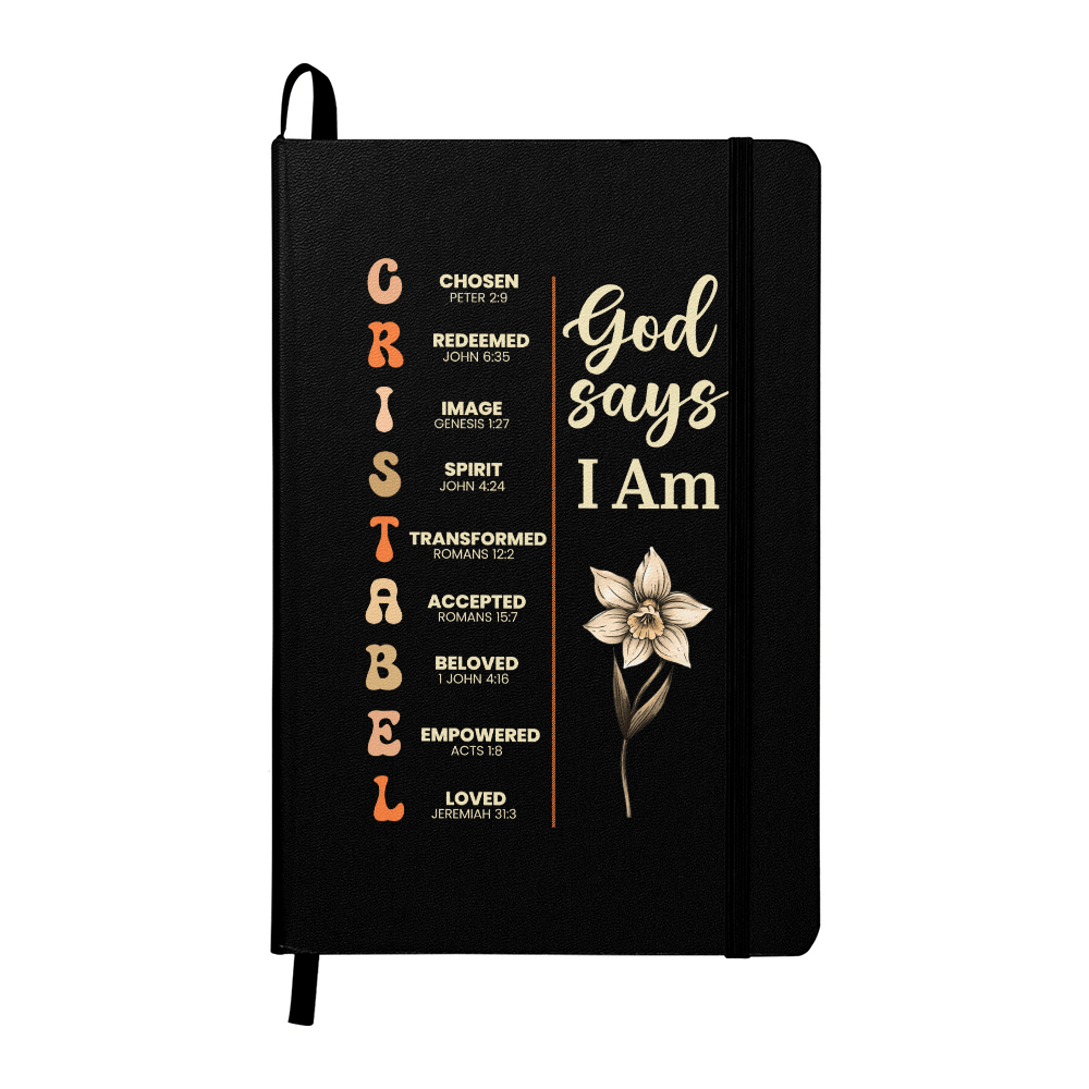 Personalized Bible Verse Journal Notebook For Her