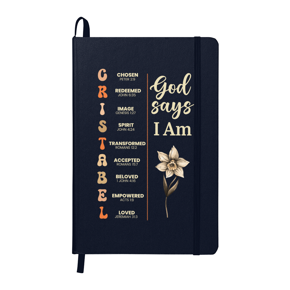 Personalized Bible Verse Journal Notebook For Her