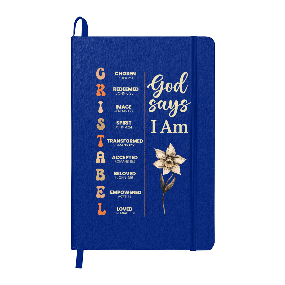 Personalized Bible Verse Journal Notebook For Her