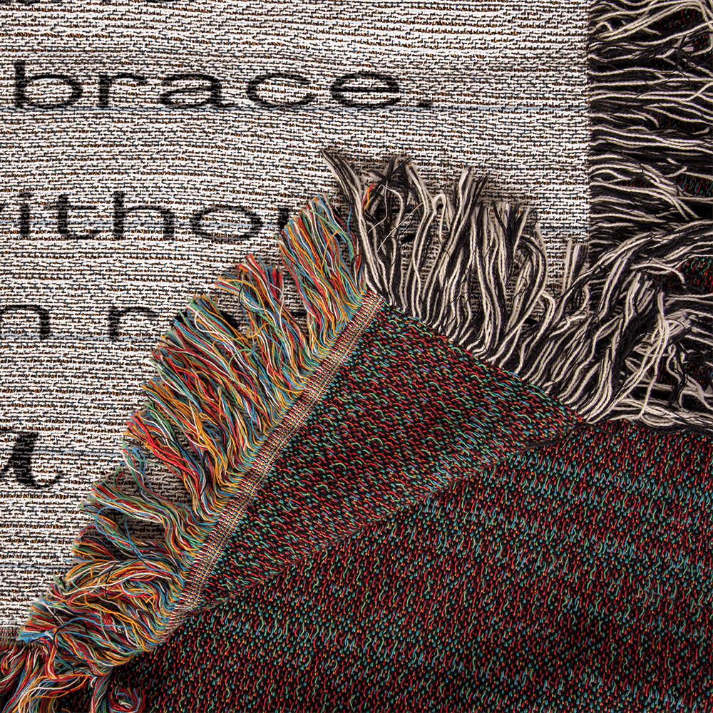 Personalized Mom Woven Blanket For Her