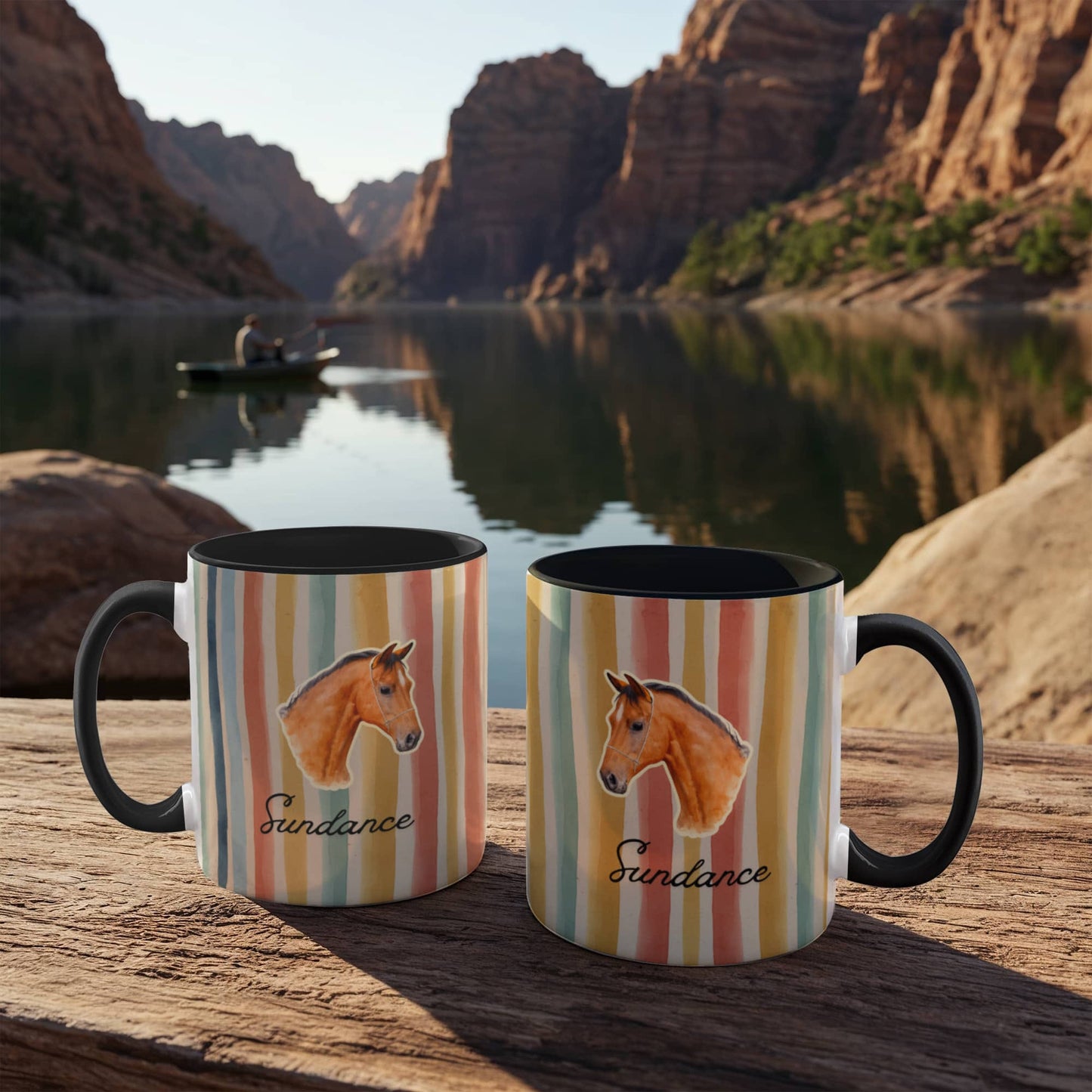 Personalized Horse Colorful mug