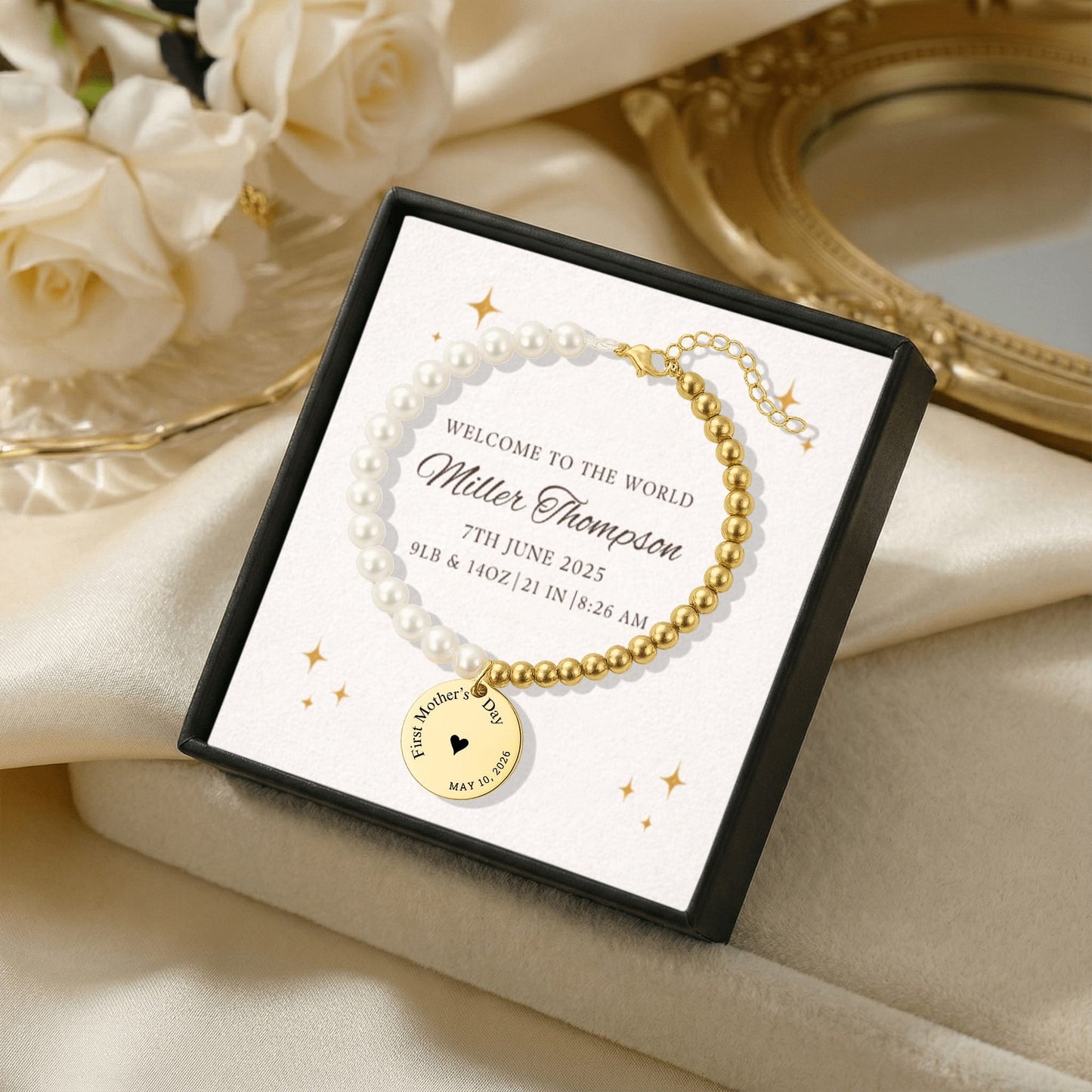 ownprint bracelet Mother of Pearl
