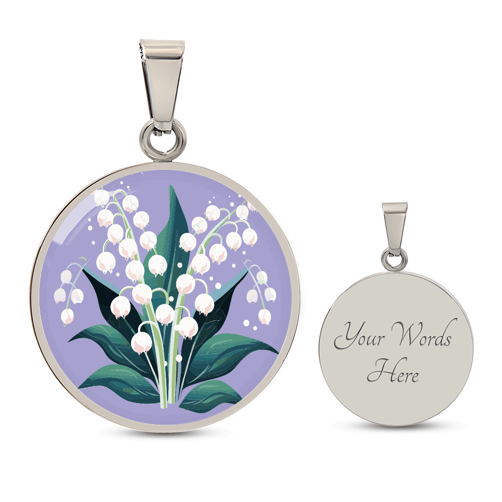 Personalized Birth Month Graphic Necklace Gift