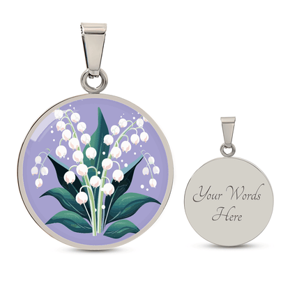 Personalized Birth Month Graphic Necklace Gift