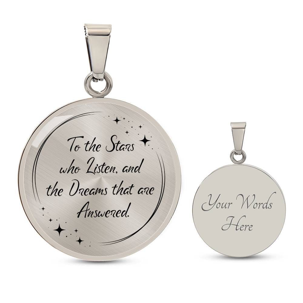 Acotar Graphic Circle Necklace Gift