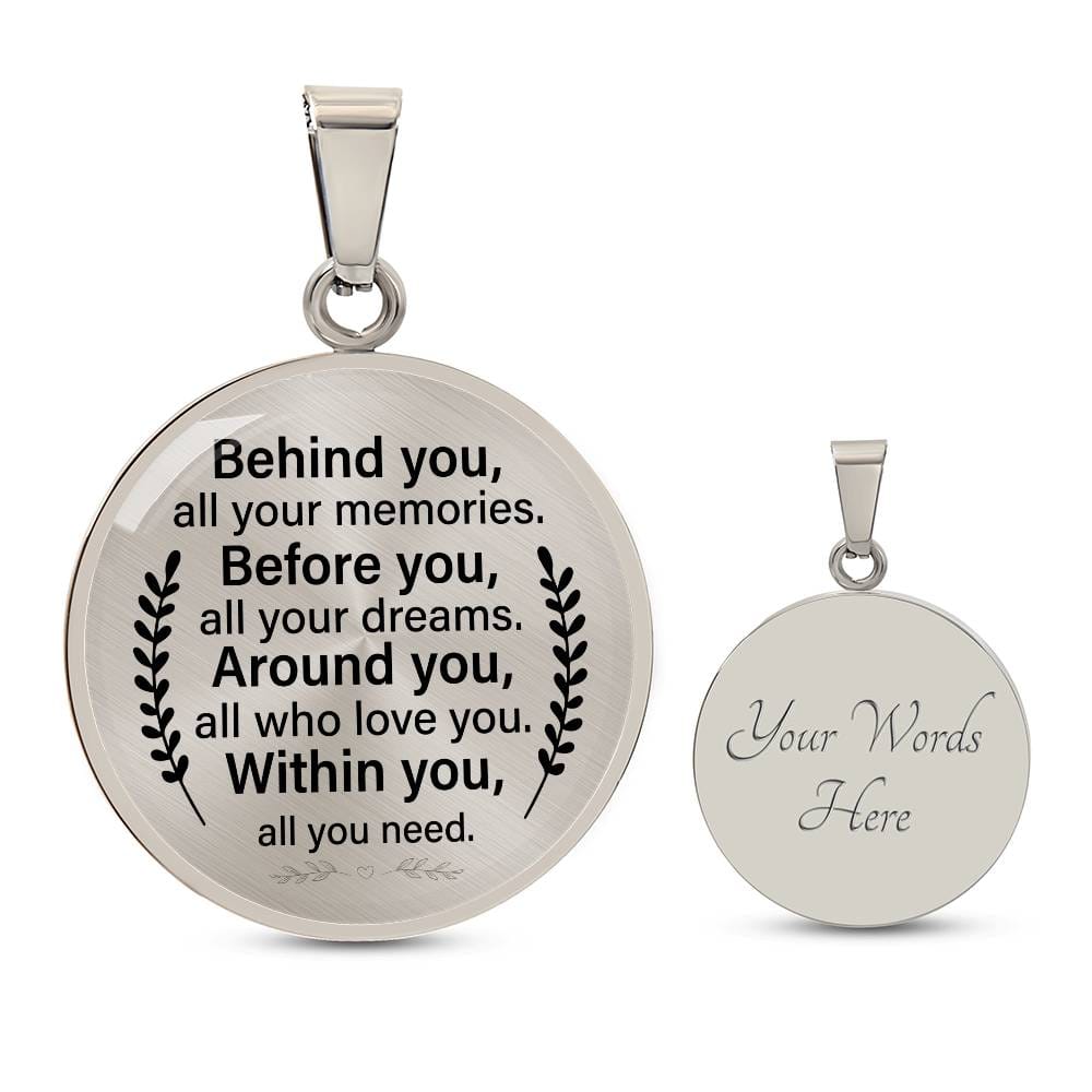 Encouragement  Necklace For Her For Daughter