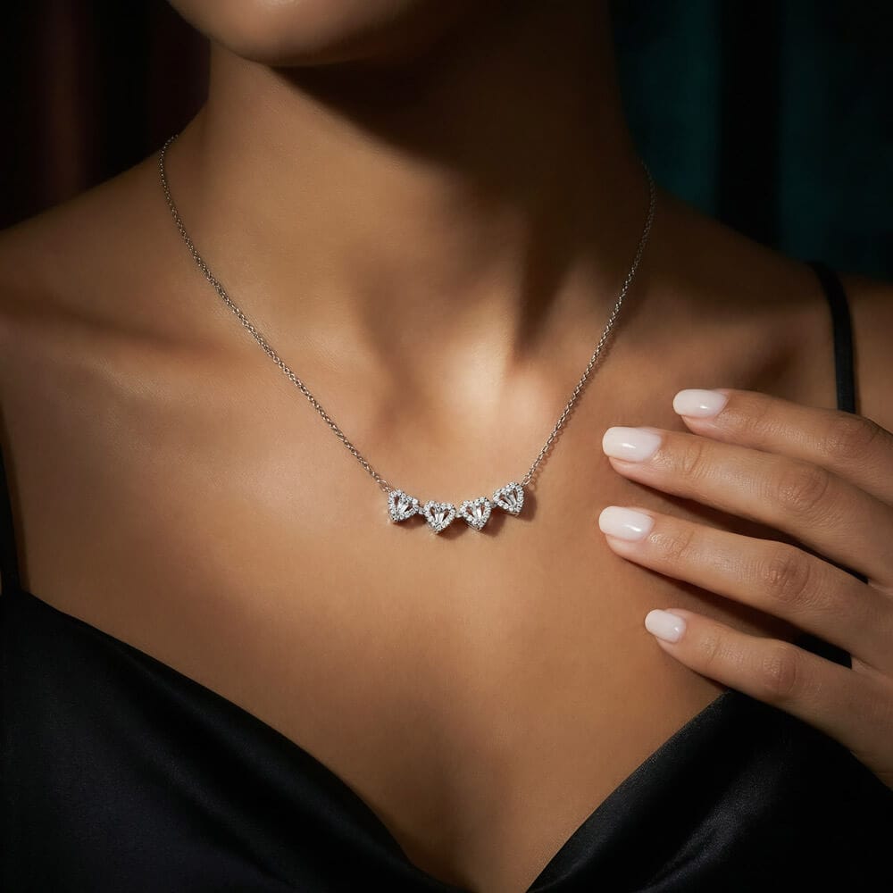 Mom Heart Necklace From Children