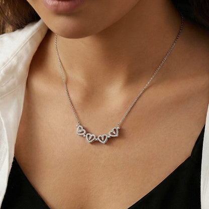Mom Heart Necklace From Children