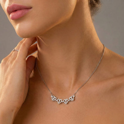 Mom Heart Necklace From Children