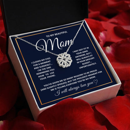 Mom Heart Necklace From Children