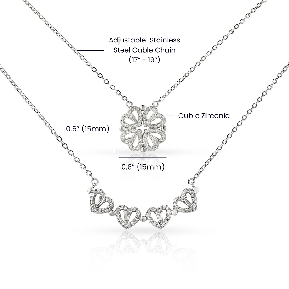 Mom Heart Necklace From Children