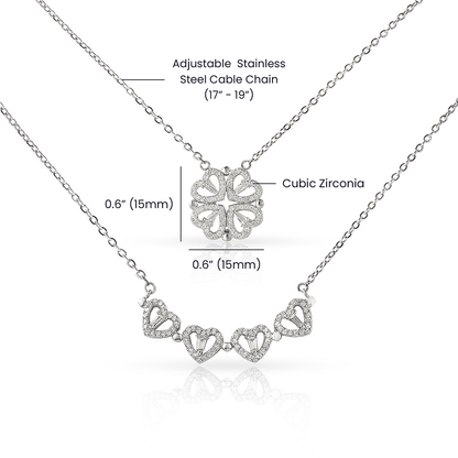 Mom Heart Necklace From Children