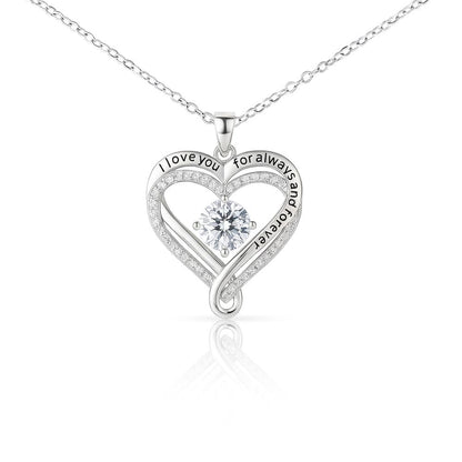 Heart Necklace for Mom