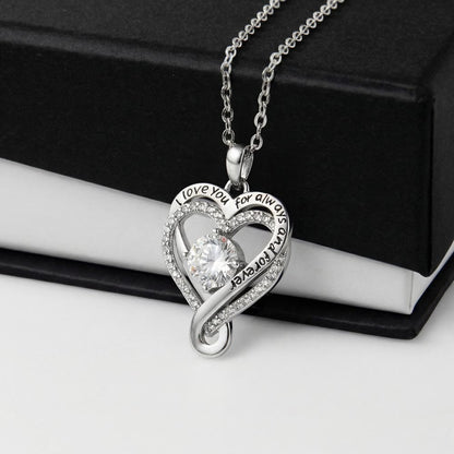 Heart Necklace for Mom