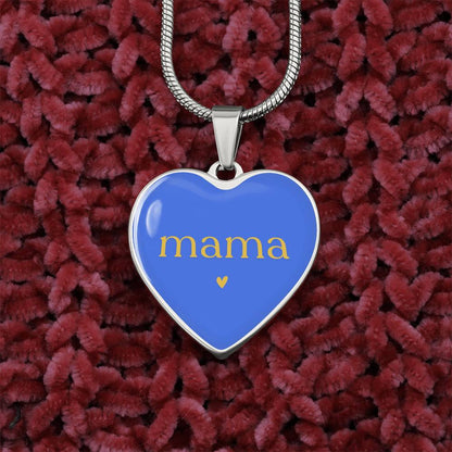 Personalized Mama Charm Graphic Necklace Gift