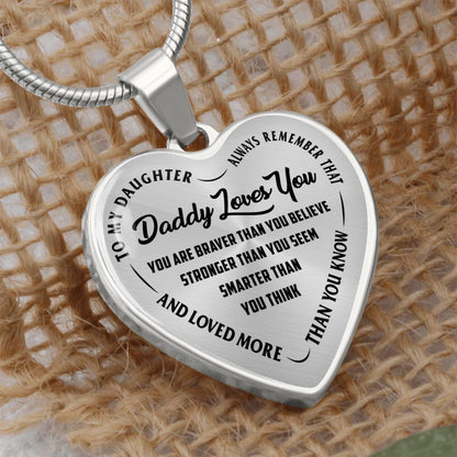 To My daughter Necklace