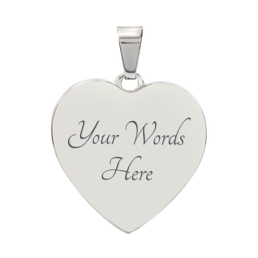 Engraved Cherry Graphic Necklace
