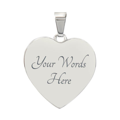 Engraved Cherry Graphic Necklace