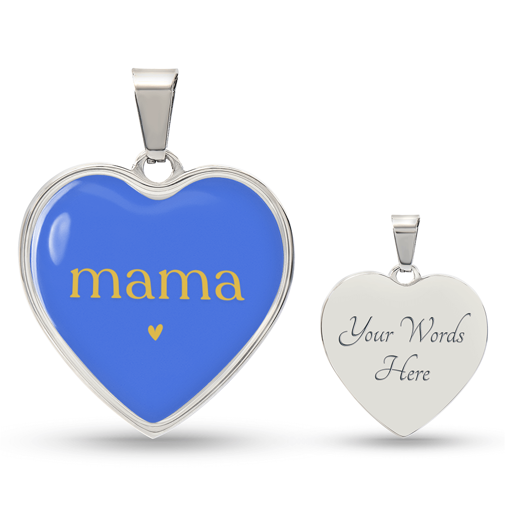 Personalized Mama Charm Graphic Necklace Gift