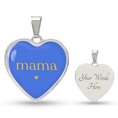 Personalized Mama Charm Graphic Necklace Gift