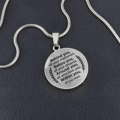 Encouragement  Necklace For Her For Daughter