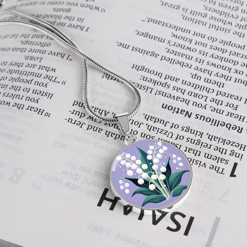 Personalized Birth Month Graphic Necklace Gift