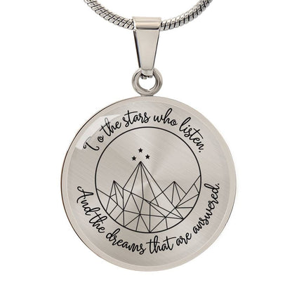 Acotar Graphic Circle Necklace Gift