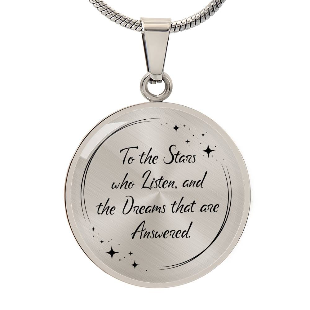 Acotar Graphic Circle Necklace Gift