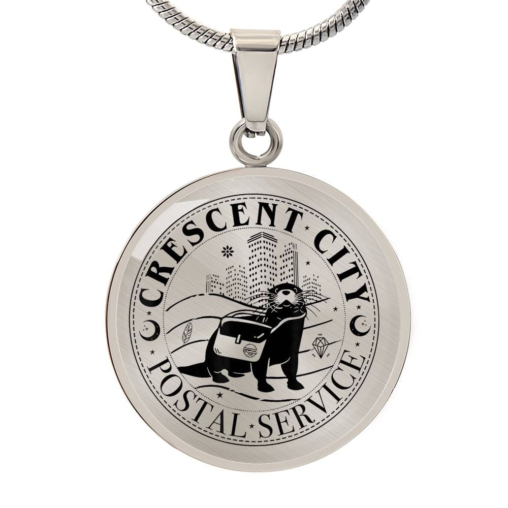 Crescent City Postal Service Graphic Necklace Gift