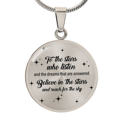 Acotar Engraved Graphic  Necklace Gift For Her