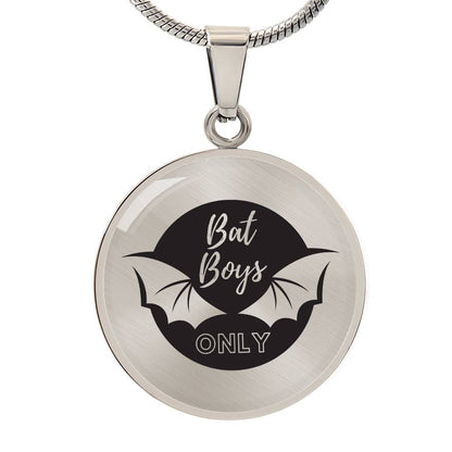 Bat Boys Acotar Graphic Circle Necklace Gift