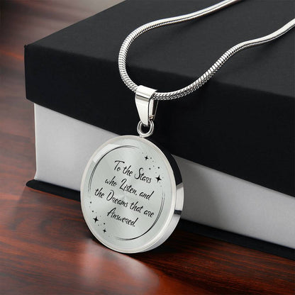 Acotar Graphic Circle Necklace Gift