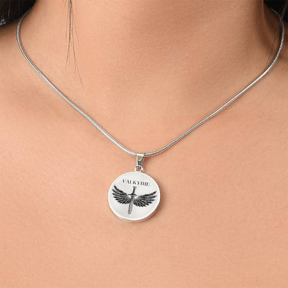 Valkyrie Acotar Graphic Circle Necklace Gift