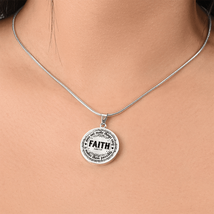 Faith Graphic Necklace For Daughter Granddaughter