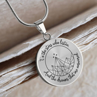 Acotar Graphic Circle Necklace Gift