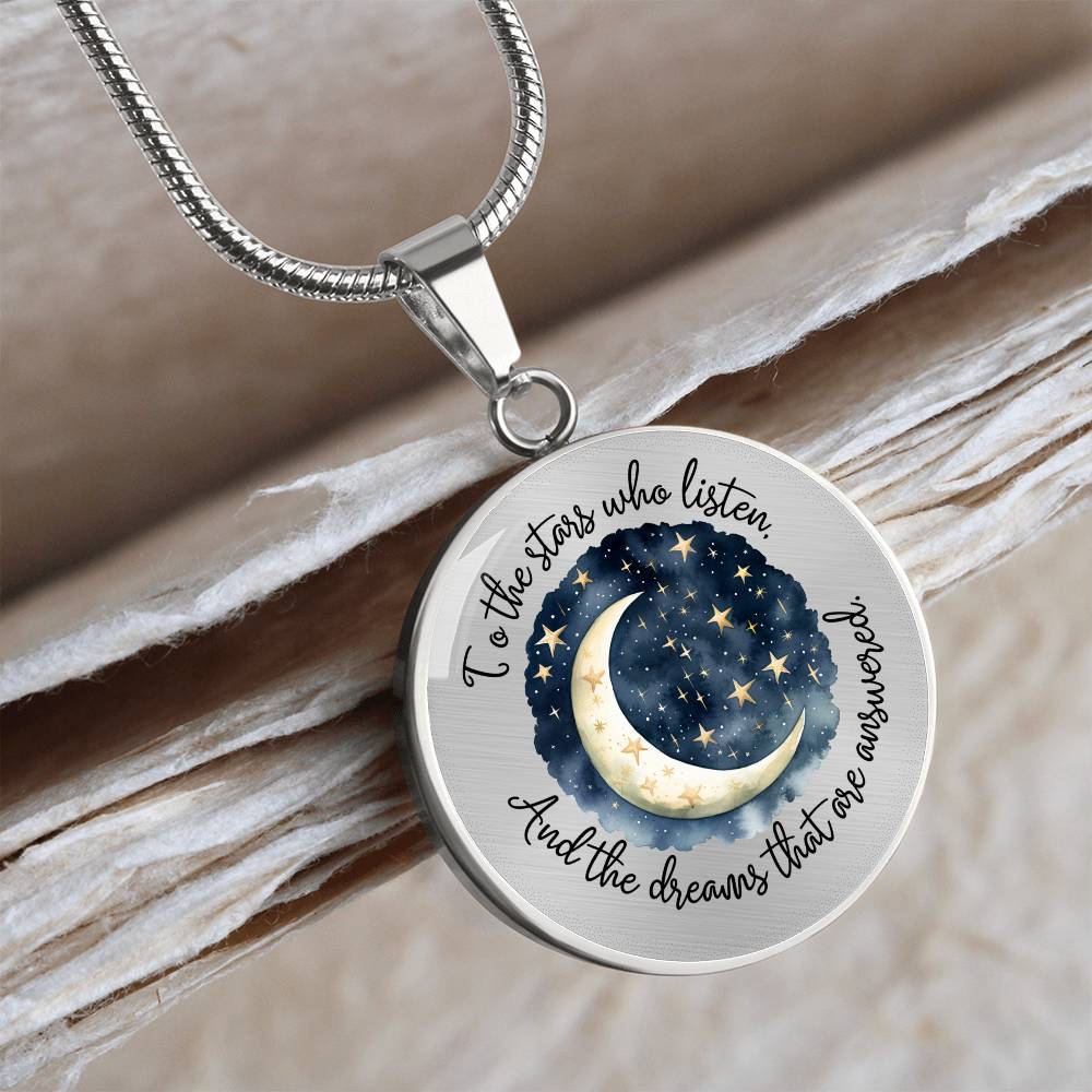 Acotar Graphic Circle Necklace gift