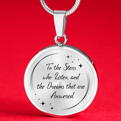 Acotar Graphic Circle Necklace Gift