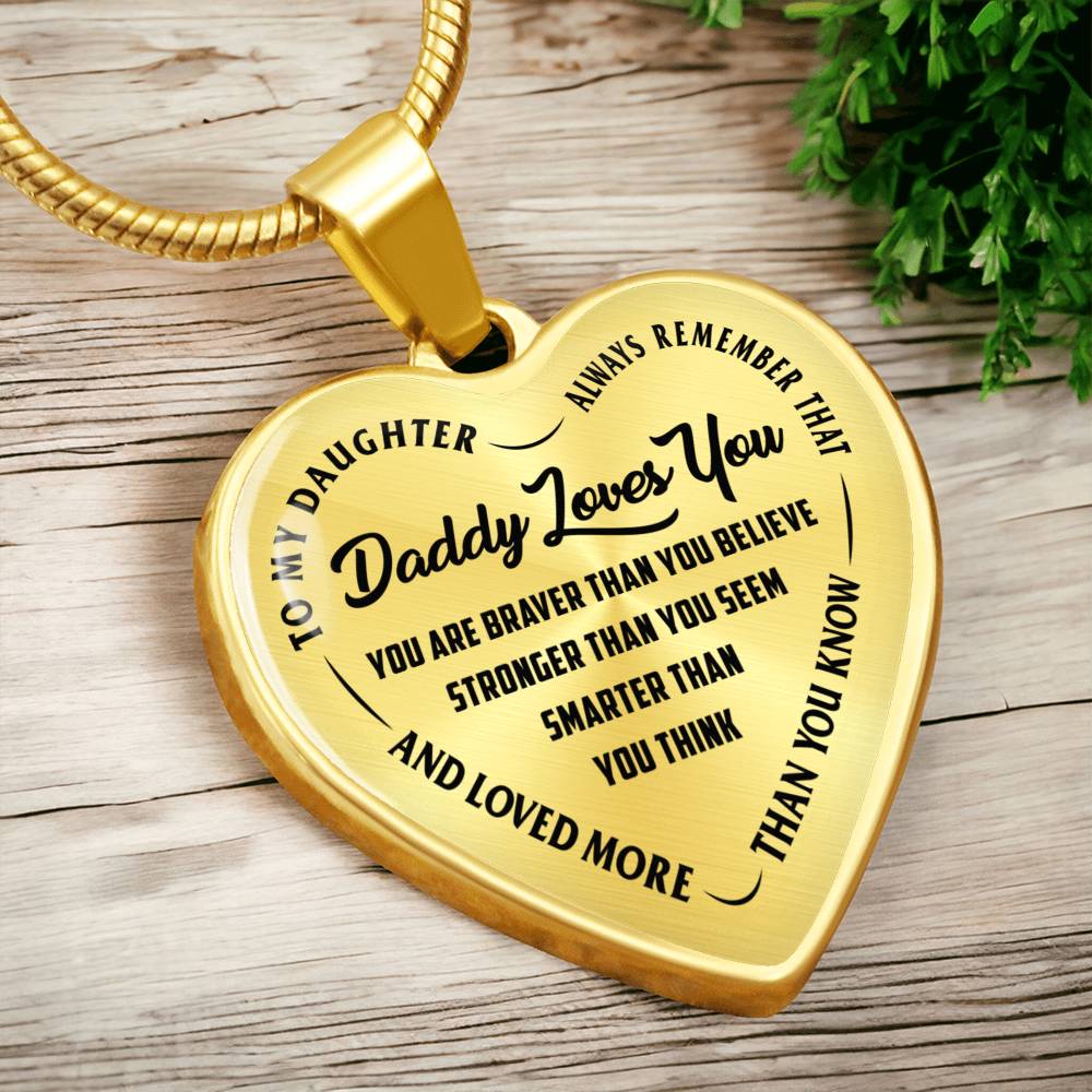 To My daughter Necklace