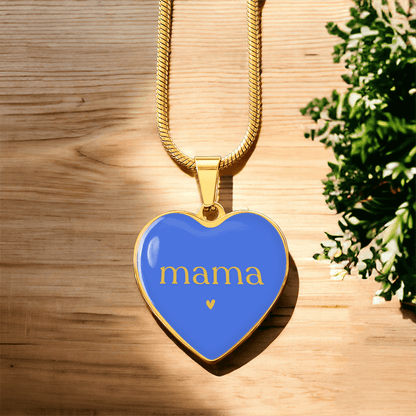 Personalized Mama Charm Graphic Necklace Gift