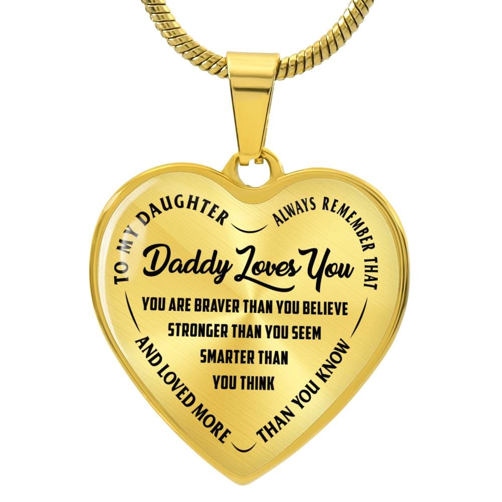 To My daughter Necklace