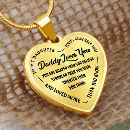 To My daughter Necklace